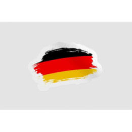 Germany Flag Brush Style 10 - DecalsHouse