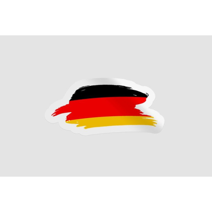 Germany Flag Brush Style 9 - DecalsHouse