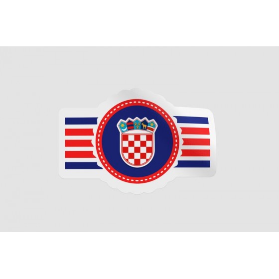 Croatia Emblem Style 5