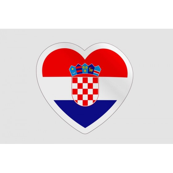 Croatia Flag Badge Style 4