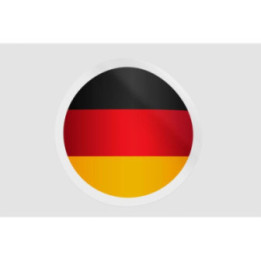 Germany Flag Icon Style 17 - DecalsHouse