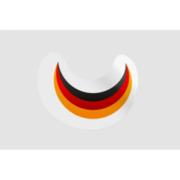 Germany Flag Icon Style 27 - DecalsHouse