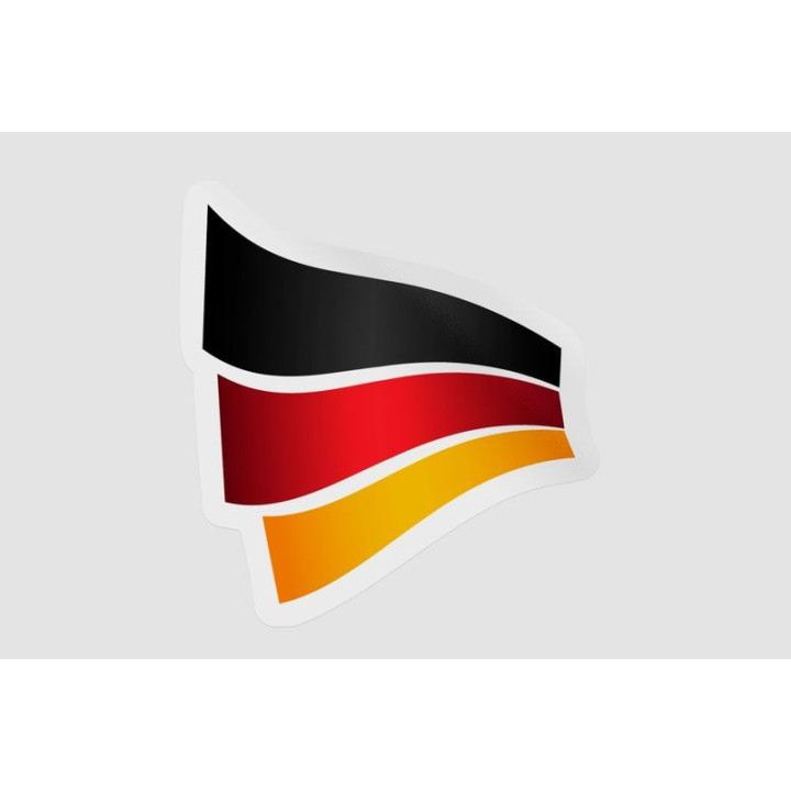 Germany Flag Icon Style 4 - DecalsHouse