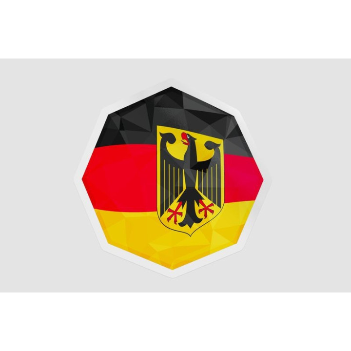 Germany Flag Octagone - DecalsHouse