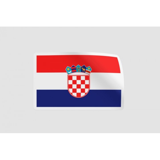 Croatia Flag Style 2