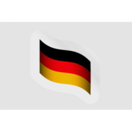 Germany Flag Style 6 - DecalsHouse