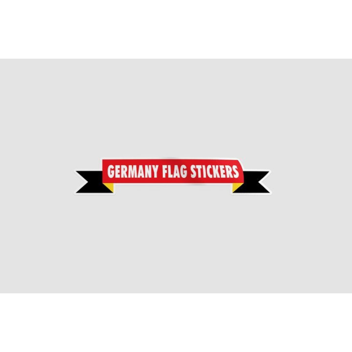 Germany Flag Template Style 7 - DecalsHouse