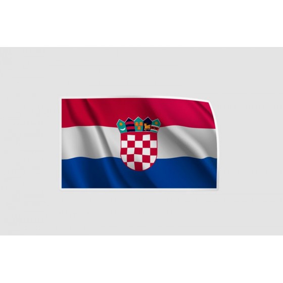 Croatia Waving Flag