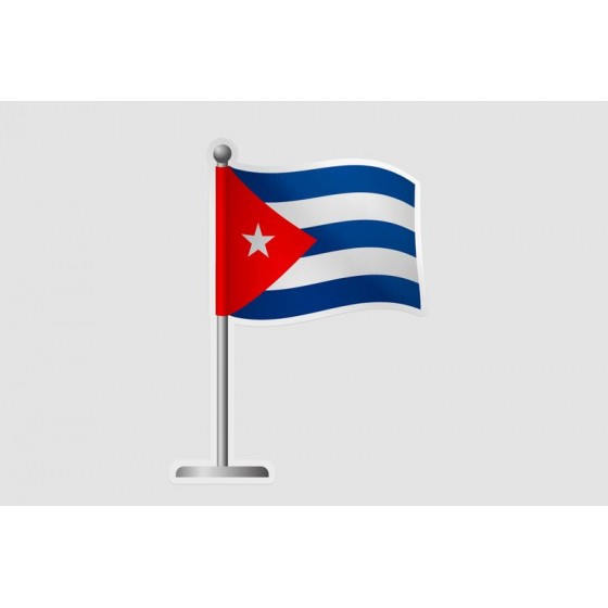 Cuba Flag Hands Style 4