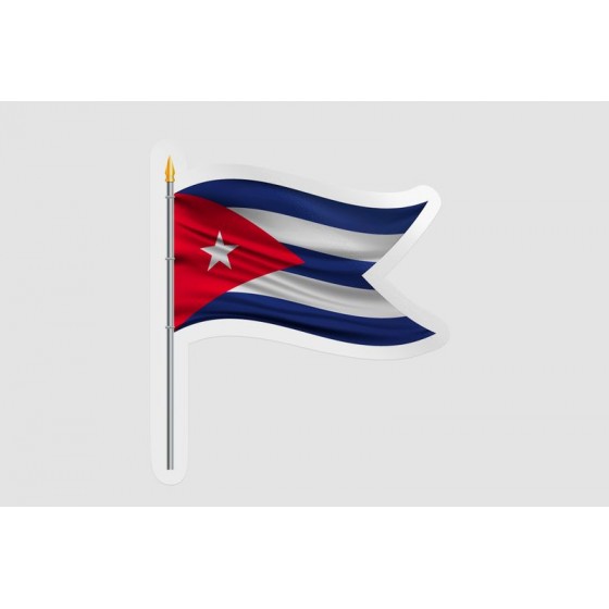 Cuba Flag Icon Style 2