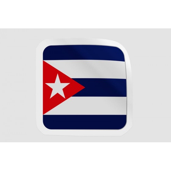 Cuba Flag Icon Style 4