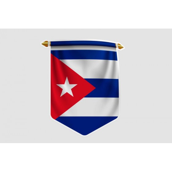 Cuba Flag Pennant