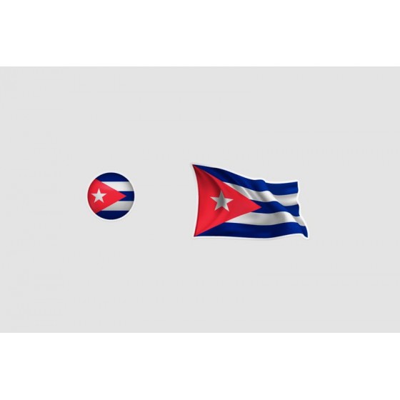 Cuba Flag Style 3