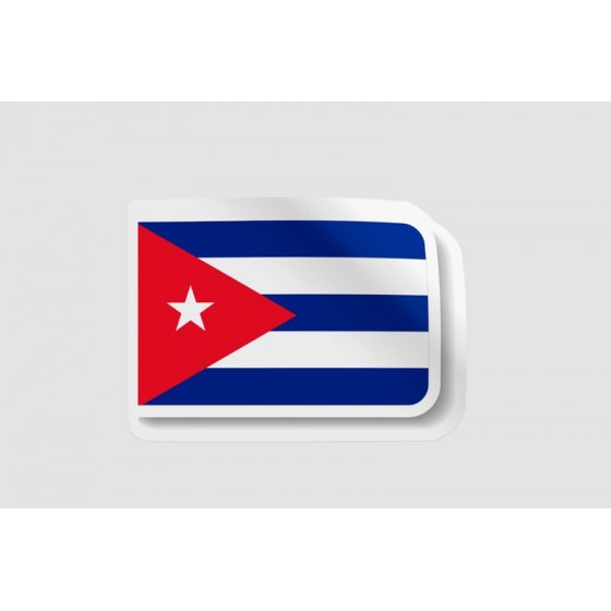 Cuba Flag Style 6