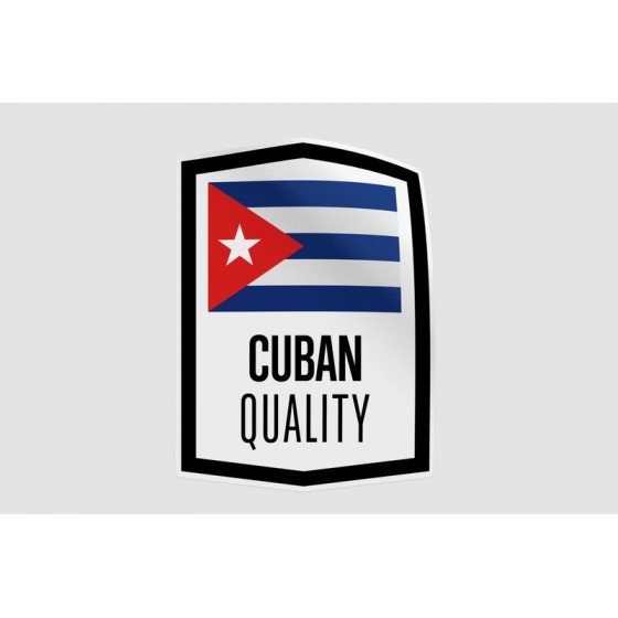 Cuba Quality Label Sticker