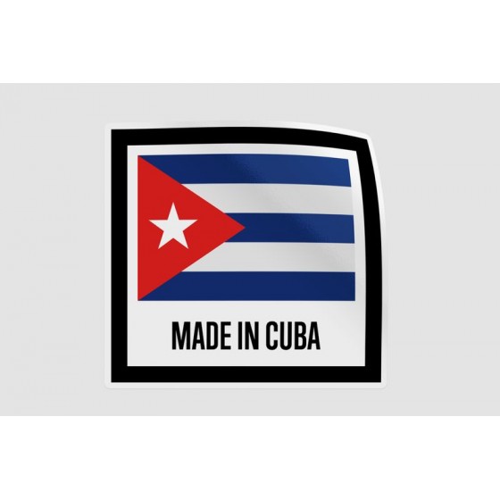Cuba Quality Label Style 2...