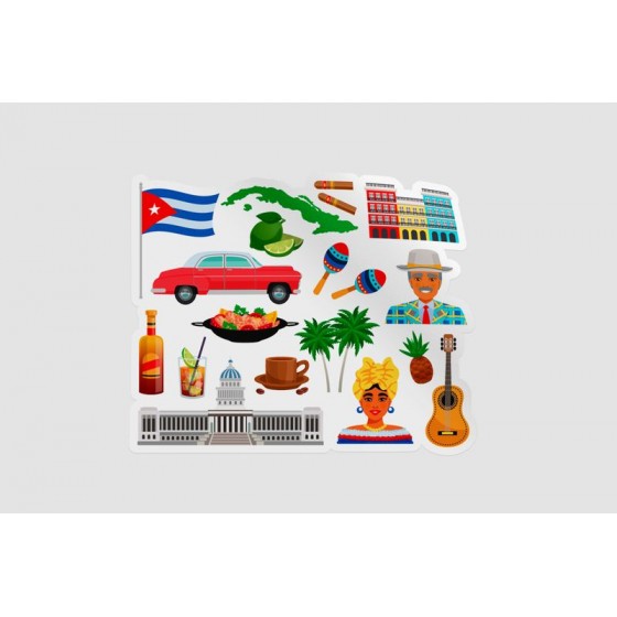 Cuba Travel Sticker