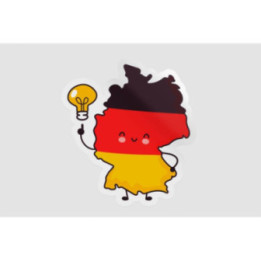 Germany Map Funny Face - DecalsHouse