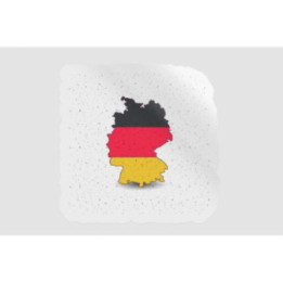 Germany Map Style 3 - DecalsHouse