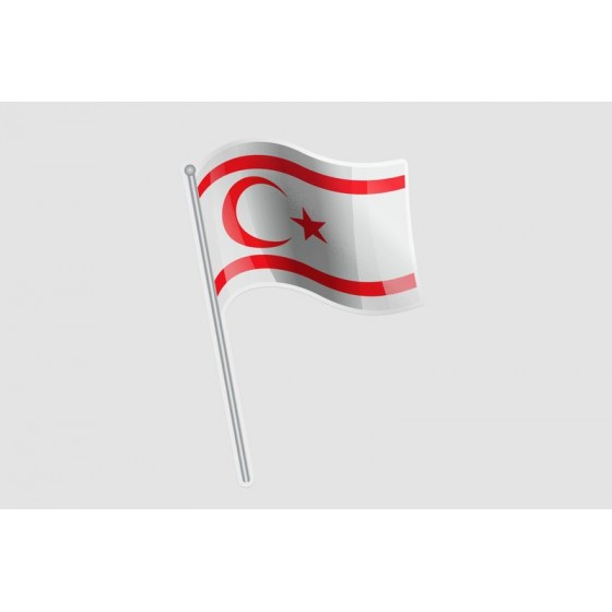 Cyprus Flag Waving