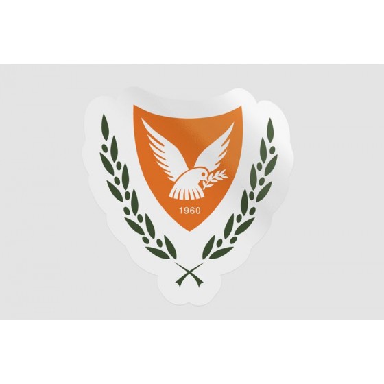 Cyprus National Emblem Sticker