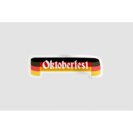 Germany Oktoberfest Ribbon Style 2 - DecalsHouse