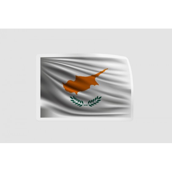 Cyprus National Flag Style 3