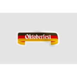 Germany Oktoberfest Ribbon Style 6 - DecalsHouse