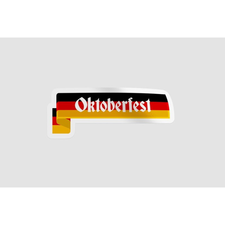 Germany Oktoberfest Ribbon Style 7 - DecalsHouse