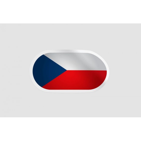 Czech Republic Flag Badge...
