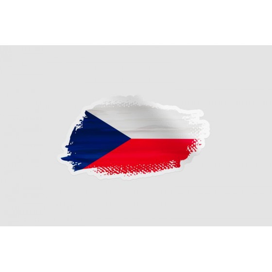 Czech Republic Flag Brush