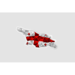 Gerorgia Map Flag - DecalsHouse