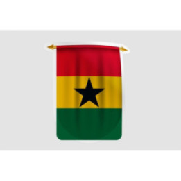 Ghana Flag Pennant Style 4 - DecalsHouse