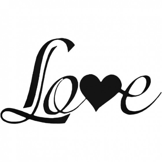 Romantic Love Decal Sticker
