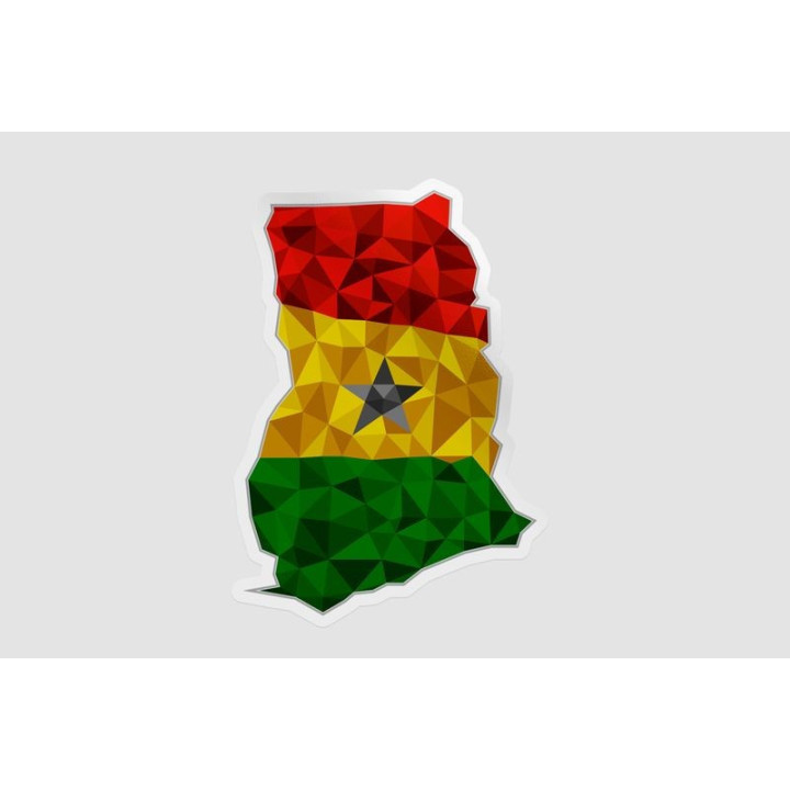 Ghana Map Infographic - DecalsHouse