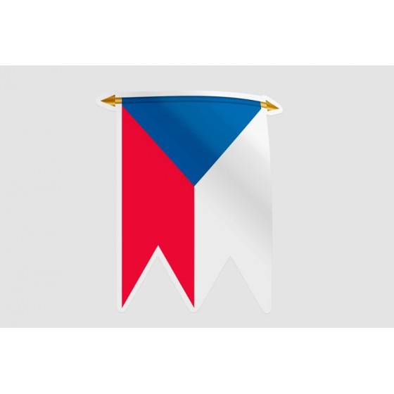 Czech Republic Pennant Flag...