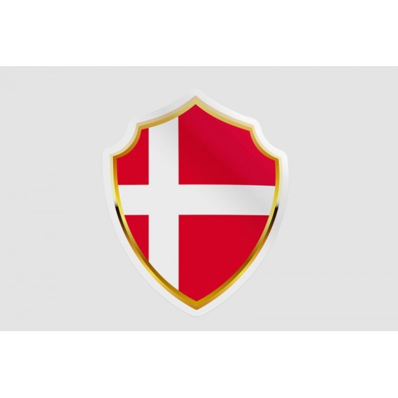 Denmark Flag Badge Style 19...