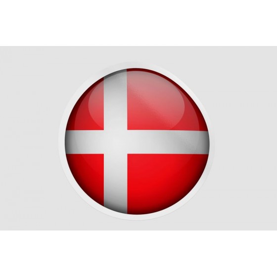 Denmark Flag Badge Style 2...