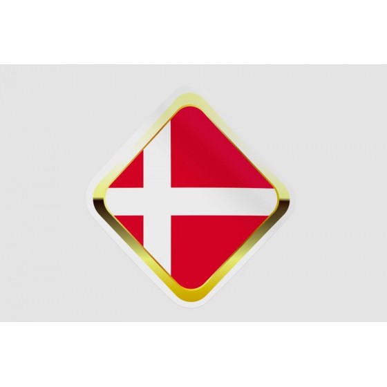 Denmark Flag Badge Style 20...