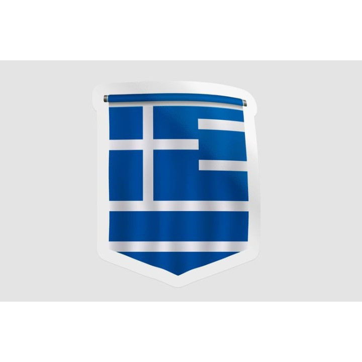 Greece Flag Pennant - DecalsHouse