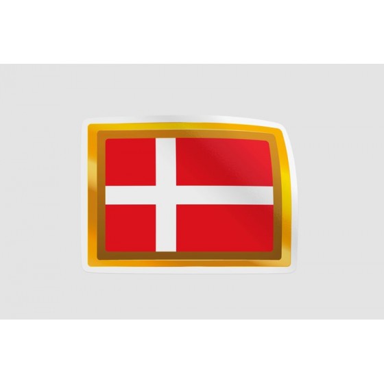 Denmark Flag Badge Style 7...