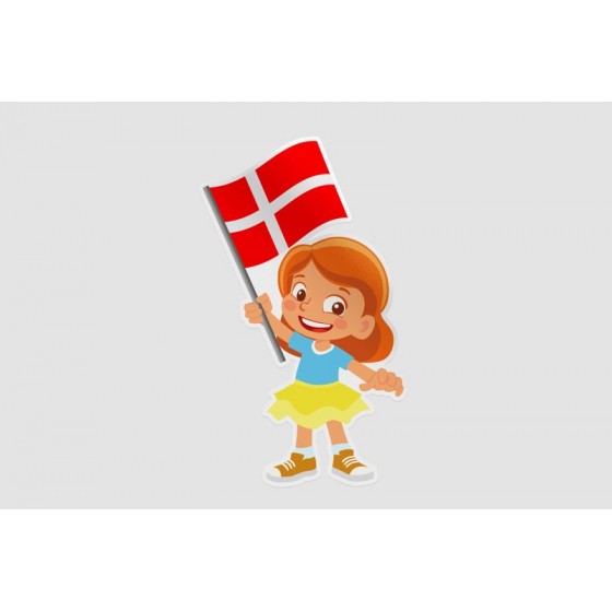 Denmark Flag Hands Style 4...