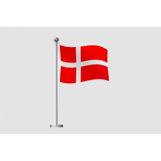 Denmark Pole Flag Style 2...
