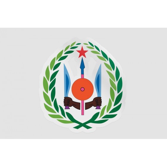 Djibouti Emblem Sticker