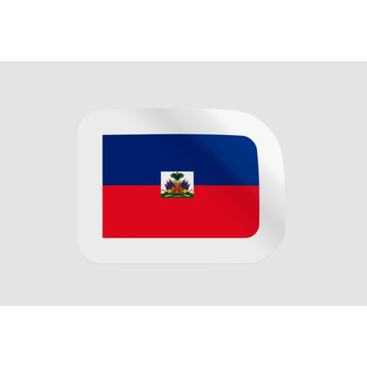 Haiti Flag Style 3 - DecalsHouse