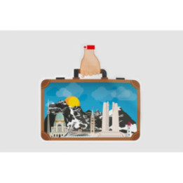 Hand Carrying Canada Landmark Sticker - DecalsHouse