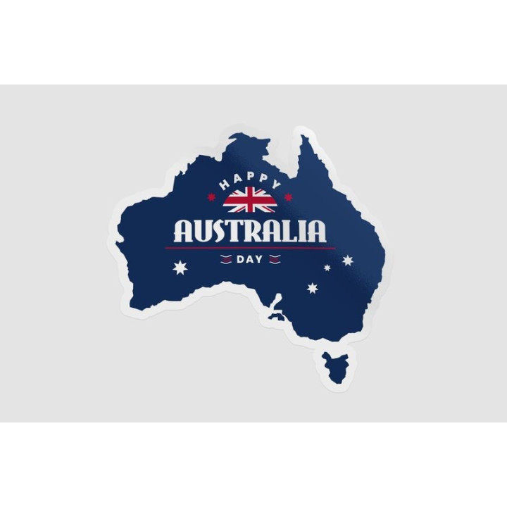 Happy Australia Day Style 104 Sticker - DecalsHouse