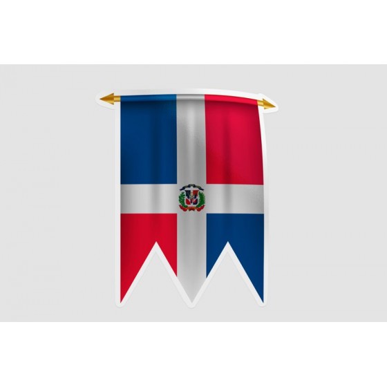 Dominican Flag Pennant...