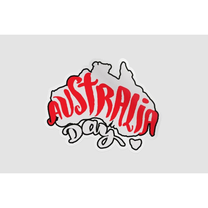 Happy Australia Day Style 110 Sticker - DecalsHouse