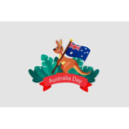Happy Australia Day Style 113 Sticker - DecalsHouse